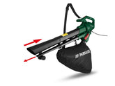 PARKSIDE® Aspiradora o sopladora de hojas eléctrica 3 en 1 PLS 2600 B2, 2600 W, 3 en 1