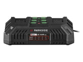 PARKSIDE® Cargador de batería doble PDSLG 20 B1, 2 x 4,5 A, 20 V