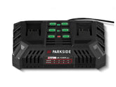 PARKSIDE® Cargador de batería doble PDSLG 20 B, 2 x 4,5 A, 20 V